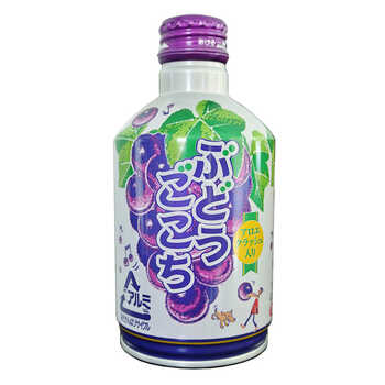 > 日本原装进口果汁 本味葡萄汁果肉饮料 全网独家销售 275g*12瓶 半