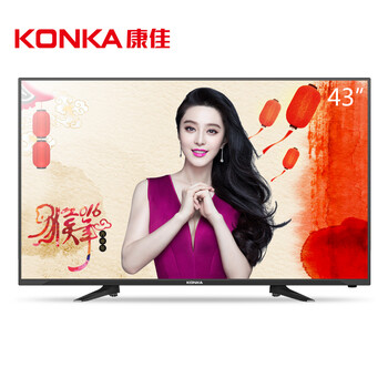 
                                        康佳（KONKA）LED43U60 43英寸 优酷电视梦想版8核优酷视频海量应用（黑色）                