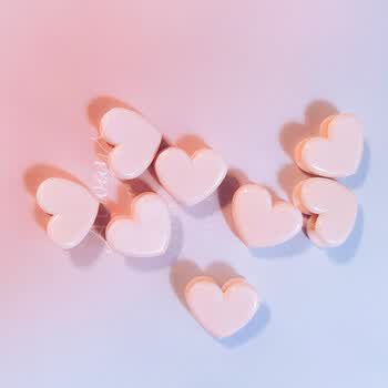 可爱少女心爱心桃心小夹子 文具便签爱心照片夹 拍照道具 夹子一个