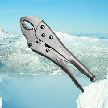 10寸圆嘴大力钳 平口省力钳子快速夹水管钳 固定夹持