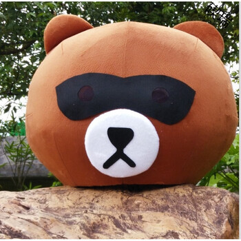 网红熊抖音熊皮卡丘布朗熊人偶服装卡通服装行走人偶熊本熊 爱心布朗