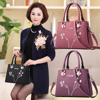 tsdfc新品特卖女士包包妈妈包2018新款时尚韩版女手提包百搭斜挎单肩