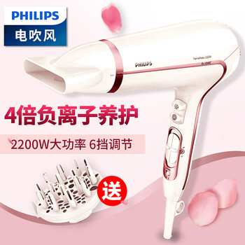 
                                        飞利浦（PHILIPS）电吹风机 大功率恒温护发 家用负离子电吹风筒HP8235                