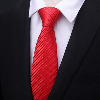 韩版商务正装红色领带 结婚新郎8cm男正装商务懒人一拉的领带fcx d04
