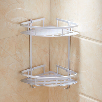 厨房卫浴 厨卫挂件 恋品惠 浴室置物架卫生间厕所壁挂三角架洗手间