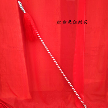 红色花枪舞台表演道具红缨枪戏剧京剧刀马旦单枪红樱双枪戏曲用品