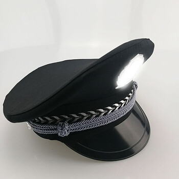 演出服警长小学生六一儿童节表演服男女小交警套装 大盖帽一顶(男孩)