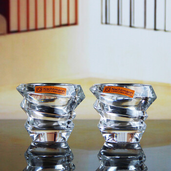
                                        德国NACHTMANN进口欧式水晶玻璃烛台摆件烛台杯 浪漫婚庆烛光晚餐 单个/无盒子                