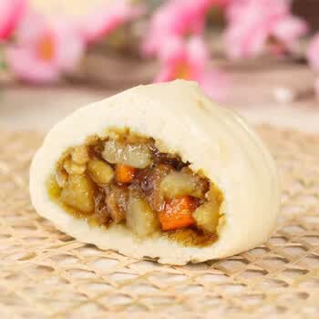 和善园包子 【咖喱土豆牛肉】手工包子 两只真空装 南京美食