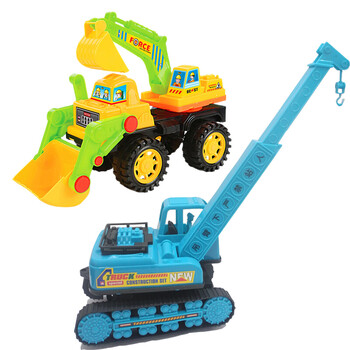莫方 儿童铲车铲沙推土机翻斗车挖土机挖掘机玩具大号滑行工程车惯性