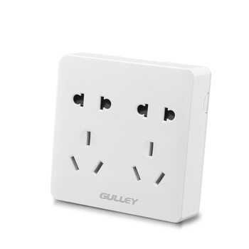 十孔明线插座开关墙体十孔10孔多孔厨房插座面板 明装插座