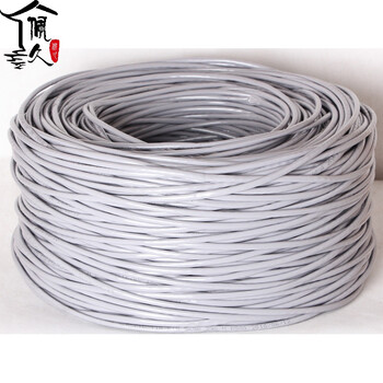 51线芯六类电脑线300米/箱 灰色足300米 200m