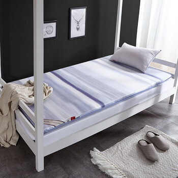 床垫学生宿舍单人床夏季大学寝室上下铺凉席面料两用床褥v7 双用床垫