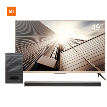 
                                        小米（MI）L49M2-AA 49英寸平板电视4K智能电视 套装含Soundbar                