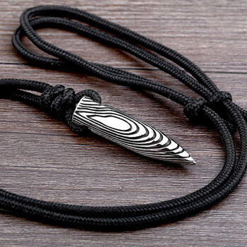 户外战狼2项链男韩版 钛钢子弹头吊坠男士简约潮人女学生个性霸气百搭