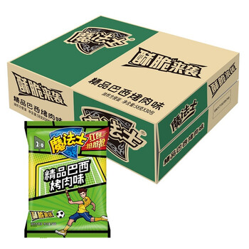 【整箱】 魔法士 薯你脆干脆面 精品巴西烤肉味方便面 58g*30包