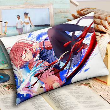 栗山未来抱枕 境界的彼方新堂爱 二次元周边动漫靠枕头个性定做 栗山