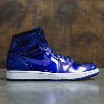 nike air jordan 1 retro aj1 乔1 蓝漆皮 男子篮球鞋 332550-42