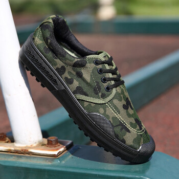 工地迷彩99作训鞋工作鞋耐磨胶鞋学生军训劳保解放鞋男 迷彩色低帮 42