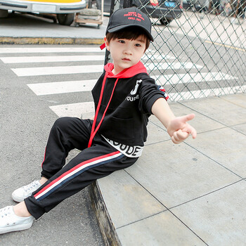 男童秋装2018新款韩版套装潮衣1男孩帅气运动2中小童3时尚4两件套