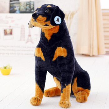 贝伦多 儿童节礼物仿真动物小狼狗狗毛绒玩具公仔 坐款 50cm_ 4折现价