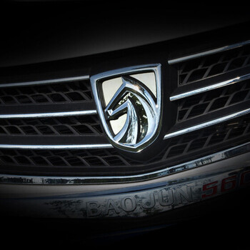 耀迪 宝骏730车标 宝骏560改装专用前后标 前后不锈钢标志 方向盘车标