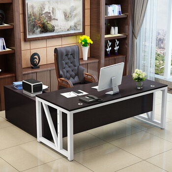 艾业|aiye经理桌老板桌 简约现代老板办公桌 大班台主管桌总裁桌时尚