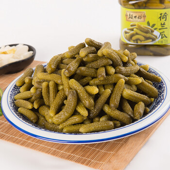 颍思坊荷兰瓜腌制小酱瓜脆瓜1000g迷你小黄瓜小乳瓜特产酱菜泡菜下