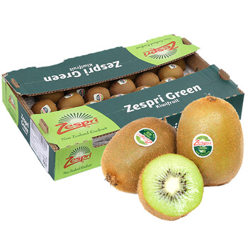 怡然优果 新西兰佳沛绿果27~30个整箱装单果105~125g进口绿心奇异果