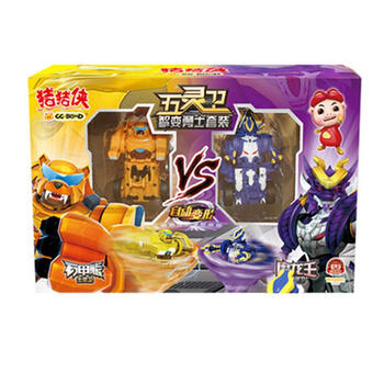 猪猪侠百变联盟优漫卡通五灵王五合体变身战队