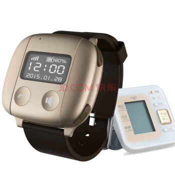 爱牵挂S2 pro 老人智能定位手表 心率监测手环
