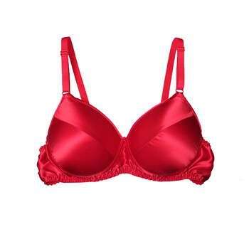 内衣 文胸 鳄鱼恤(crocodile) 真丝文胸无钢圈春夏薄款聚拢美背薄款