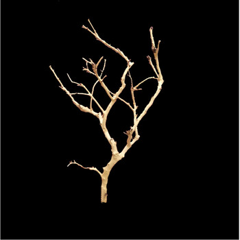 干树枝挂灯店铺吊枯枝树干酒店墙面装饰树枝造型婚庆树装饰 去皮本色