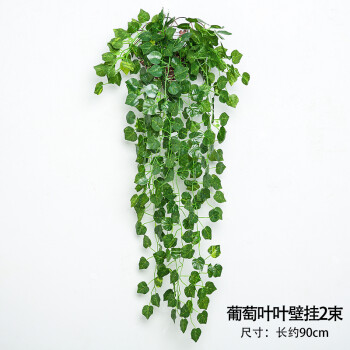 仿真植物假花藤條藤蔓綠植樹葉吊蘭室內客廳裝飾塑料綠蘿吊藍壁掛l