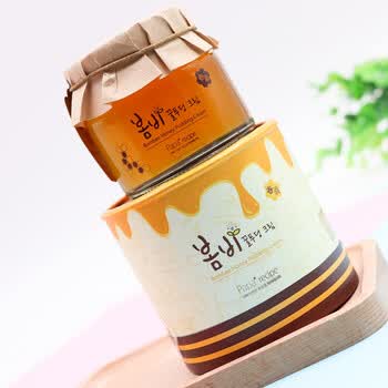 春雨面膜韩春雨蜂蜜水乳面霜睡眠面膜孕妇可用 蜂蜜果冻睡眠面膜135ml