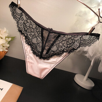 透明内裤女 丁字 性感蕾丝丁字裤t裤女士透明火辣诱惑内裤女冰丝无痕
