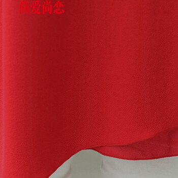 尚爱尚恋 雪纺衫女 LXFS012 红 XXL