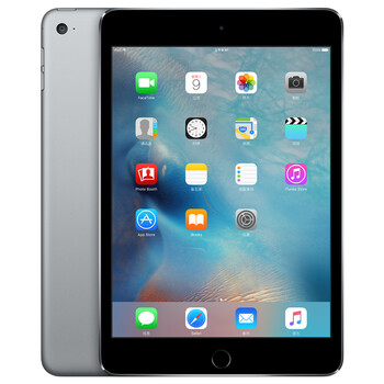 
                                        Apple iPad mini 4 平板电脑 7.9英寸（16G WLAN版/A8芯片/Retina显示屏/Touch ID技术 MK6J2CH）深空灰色                