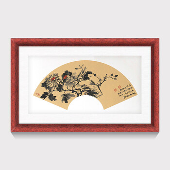 田铁柱作品65*35cm 现代中式 客厅餐厅办公室玄关卧室走廊过道装饰画