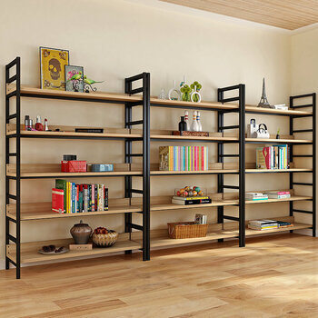 【活动进行中】易货架约多层整理收纳置物架组合创意钢木书架落地经济