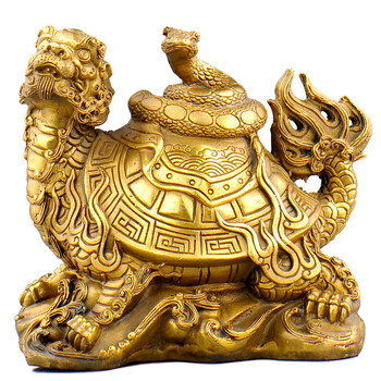 普生缘铜玄武摆件金蛇乌龟家居摆设开业礼品家居装饰品款式一