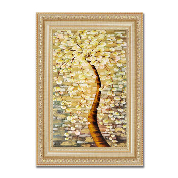 装饰画有框挂画客厅无框画风景花卉油画欧式墙壁画玄关走廊卧室画 乳