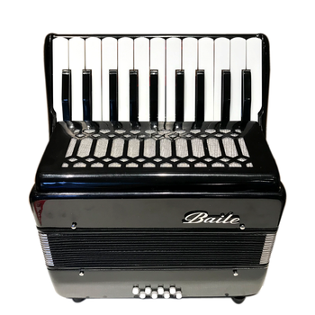 手风琴8贝司bs22键盘儿童启蒙初学超轻赠送包 黑色