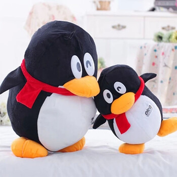 贝伦多腾讯qq企鹅毛绒玩具qq公仔玩偶娃娃抱枕生日情侣礼物礼品 q哥