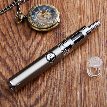 电子烟女士款2018新款戒烟神器大烟雾水果味充电迷你蒸汽水烟 银色