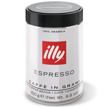 illy 意利 深度烘培咖啡豆 250g