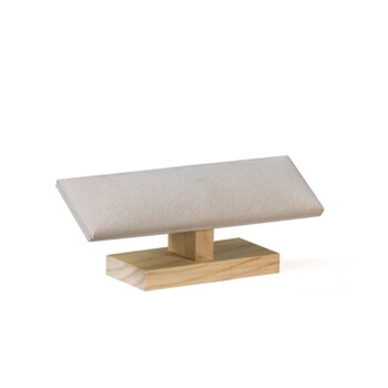 项链摆件手镯手串耳钉耳环展示架展示收纳组合 木质工字架(宽20高7cm)