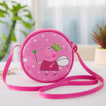 小猪佩奇包儿童小包包男女童钱包宝宝零钱幼儿包包迷你佩琪斜挎包 玫