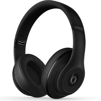 Beats Studio Wireless 头戴式耳机 - 哑光黑色  录音师蓝牙无线版 Hi-Fi 降噪 带麦