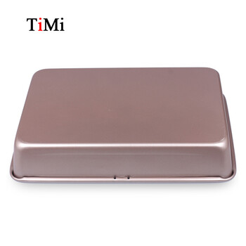 TiMi TM-807 金色深平烤盘  烤盘 蛋糕模具 烤箱用 平烤盘
